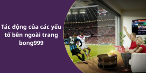 Tác động của các yếu tố bên ngoài trang bong999